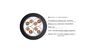 Кабель витая пара QTECH QPP-F/UTP-4PC5e-PE-305 Cat5e 4x2 F/UTP 24 AWG PE для внешней прокладки черный