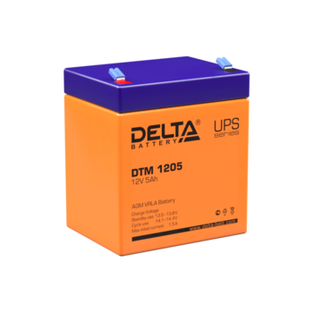 Аккумуляторная батарея Delta DTM 1205 (12V / 5Ah)