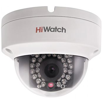 HiWatch DS-I102 (2.8 mm) 1Мп уличная купольная IP-камера с ИК-подсветкой