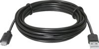 Кабель USB-MicroUSB, 3м, черный