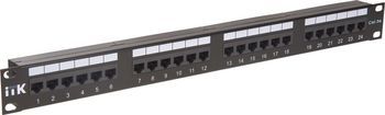 PP24-1UC5EU-D05 ITK 1U патч-панель кат.5Е UTP, 24 порта (IDC Dual)