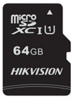 Карта памяти Hikvision microSDXC 64Gb Class10 HS-TF-C1(STD)/64G/ZAZ01X00/OD без адаптера