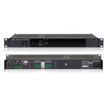Apart REVAMP2120T. 2-канальный цифровой трансляционный усилитель мощности, с возможностью мостового включения, 100 В, 2*120Вт
