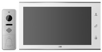 CTV-DP4705AHD Комплект цветного видеодомофона с экраном 7" формата AHD, поддержкой разрешения Full HD и детектором движения.