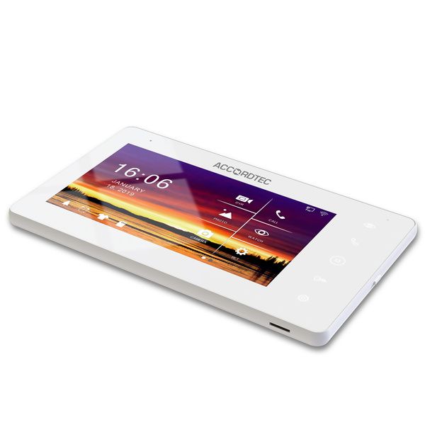 AT-VD720W WH Видеодомофон 7", WI-FI, LAN