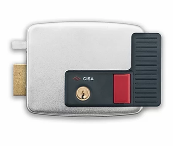 CISA 11931.60.2 замок электромеханический накладной цилиндровый для левой двери открывание внутрь