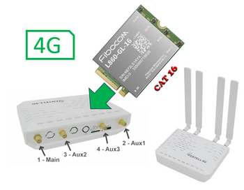 Модуль 4G+ cat.16 4x4 (VT-ST-M.2 860) SMA-female