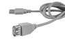 Шнур USB-А (male) - USB-A (female) 1. 8M REXANT