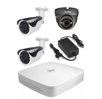 Комплект видеонаблюдения Dahua XVR5104C-S2 / 2 камеры FE-IBV1080MHD/40M / 1 камера FE-IDV1080AHD/35M