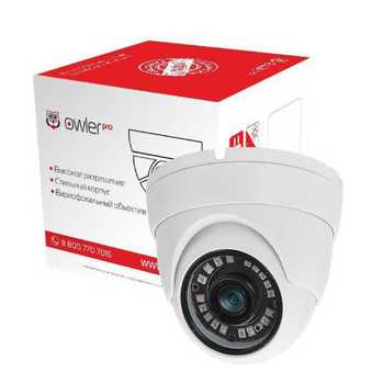 Owler M520D (3.6) Эффективная купольная камера видеонаблюдения с разрешением 5МП . Матрица - 1/2.8" SONY335 +FH8538M. Разрешение – 5МП, ИК-подсветка - 20 м, объектив 3.6 мм. Режимы работы камеры: AHD,TVI, CVI, CVBS. DNR,DWDR, Степень защиты - IP-66.