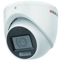 DS-T503A(B) (2.8mm) HiWatch 3К (5Мп 16:9) уличная HD-TVI камера с гибридной подсветкой EXIR/LED до 30/20м и встроенным микрофоном (AoC)