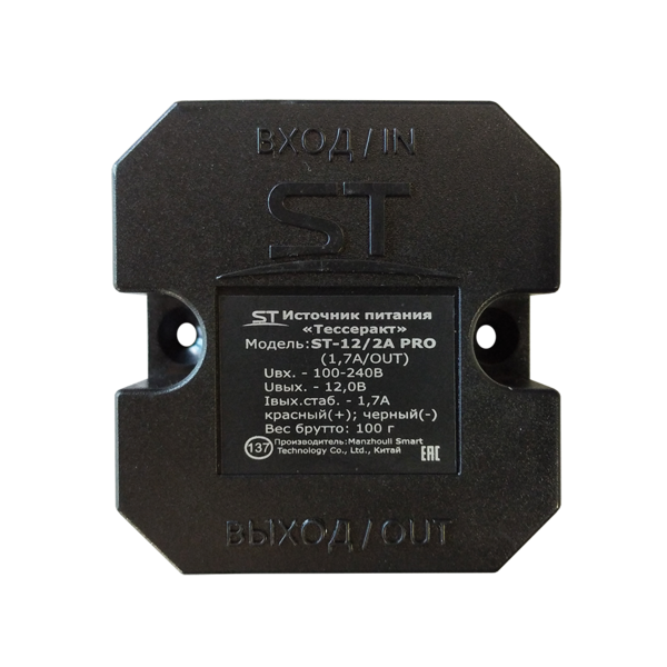 Стабилизированный источник питания Space Technology ST-12/2А PRO «Тессеракт» (1,7А/OUT)