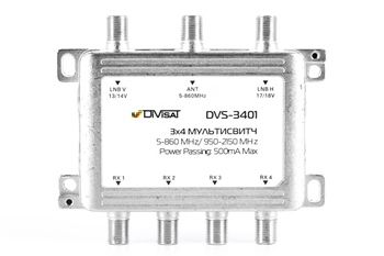 Мультисвич GESEN MS-3401 2+1x4 абонентов