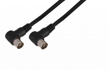 Шнур TV PLUG - TV JACK REXANT угловой 1.5 М