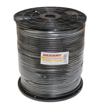 Кабель RG-6U, (64%), 75 Ом, 305м., OUTDOOR REXANT