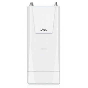 Точка доступа Ubiquiti UniFi AP Outdoor+(Wi-Fi),  Устройство имеет две внешних всенаправленных антенны и второй Ethernet-порт.