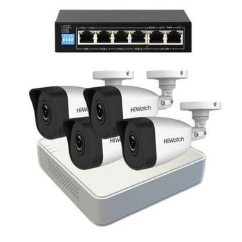 Комплект видеонаблюдения для дачи DS-N204(C) / IPC-B020(B) 8 камер