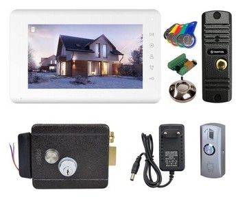 Комплект видеодомофона Tantos Mia HD / Corban HD / электромеханический замок Atis Lock G