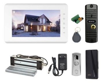 Комплект видеодомофона Tantos Mia HD / Corban HD / электромагнитный замок Falcon Eye FE-L500W