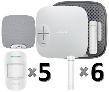 Охранная сигнализация Ajax для дома: 1 этаж (70 м2)