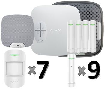 Охранная сигнализация Ajax для дома: 1 этаж (90 м2)