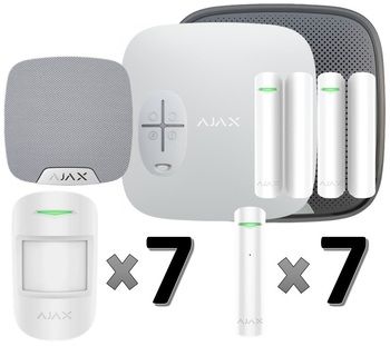 Охранная сигнализация Ajax для дома: 1 этаж (110 м2)
