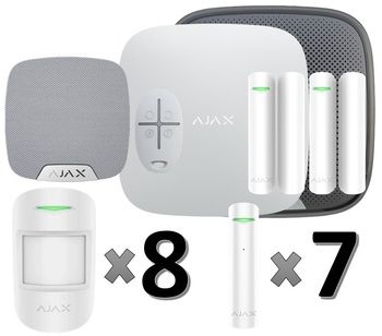 Охранная сигнализация Ajax для дома: 1 этаж (140 м2)