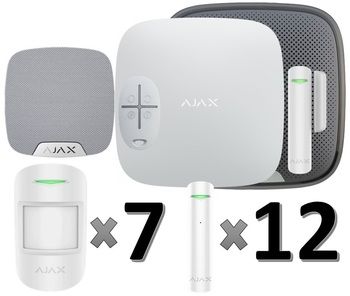 Охранная сигнализация Ajax для дома: 1 этаж (80 м2)