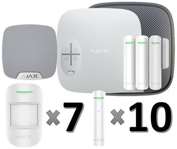 Охранная сигнализация Ajax для дома: 1 этаж (190 м2)