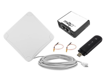 Комплект 4G интернета Petra MIMO UniBox-2 / ZTE MF79RU / RBmAP2nD MIKROTIK Wi-Fi до 100 м2
