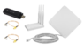 Комплект 4G интернета Petra Broad Bend MIMO UniBox-2 / ZTE MF79RU / Netis MW5230 Wi-Fi до 100 м2