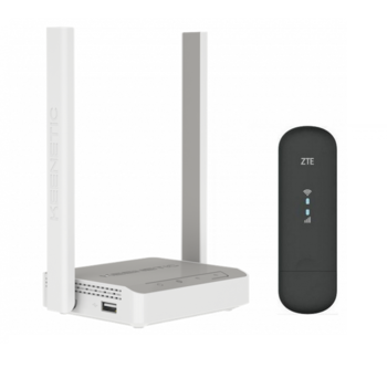 Комплект 4G интернета ZTE MF79RU / KEENETIC Wi-Fi до 100 м2