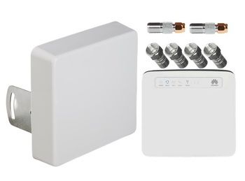 Комплект 4G интернета KAA15-1700/270 / Huawei E5186 CAT6 до 100 м2