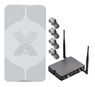Комплект 4G интернета AGATA-2F MIMO 2x2 / Kroks Rt-Cse e6 CAT6 до 100 м2
