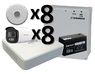 Комплект видеонаблюдения HiWatch DS-H208QA / 8 камер DS-T210X (3.6 mm) с резервным питанием