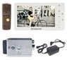 Комплект видеодомофона Tantos Amelie SD / Walle+ (медь) / электромеханический замок Atis Lock SSM-CK