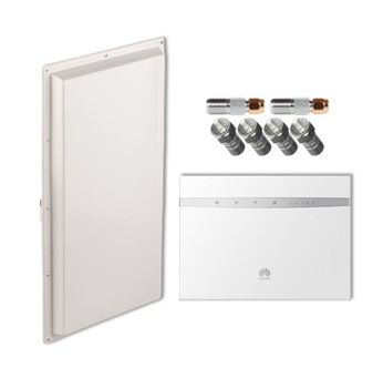 Комплект 4G интернета KAA18-1700/2700 / Huawei B525 CAT6 Wi-Fi до 100м2