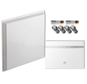 Комплект 4G интернета KAA20-1700/2700 / Huawei B525 CAT6 Wi-Fi до 100м2