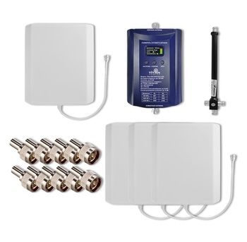 Комплект усиления сотовой связи Vegatel ANT-700/2700-PO / Titan-1800 (LED) с внутренними настенными антеннами до 300 м2