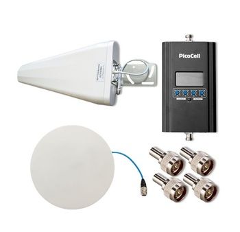 Комплект усиления сотовой связи Picocell AL-700/2700-11 / LTE PicoCell 2500 SX17 с внутренней потолочной антенной до 100 м2
