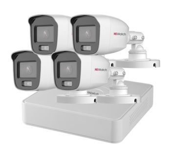 Комплект видеонаблюдения для дачи DVR-104P-G / DS-T200L 4 камеры