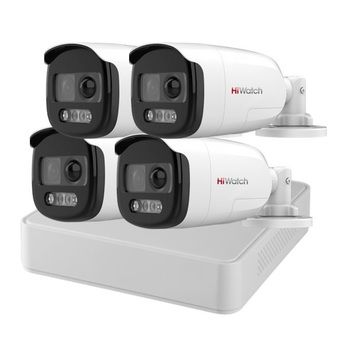 Комплект видеонаблюдения для дачи DVR-104P-G / DS-T210X 4 камеры