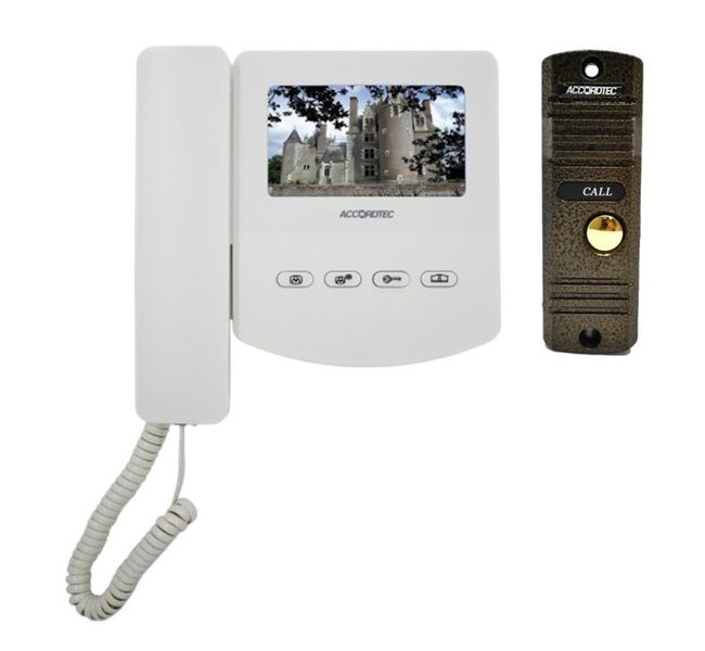 Комплект видеодомофона с wi-fi для дома AT-VD720W WH / AT-VD A309H SL