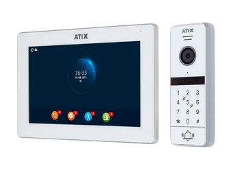 Комплект видеодомофона с wi-fi для дома AT-I-M721F/IW White / AT-I-D31H/CKR White
