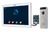 Комплект видеодомофона для квартиры с wi-fi AT-I-M1011F/IW White / AT-I-D21F Silver / МСК СЛИМ