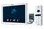 Комплект видеодомофона для квартиры с wi-fi AT-I-M1011F/IW White / AT-I-D31H/CKR White / МСК СЛИМ