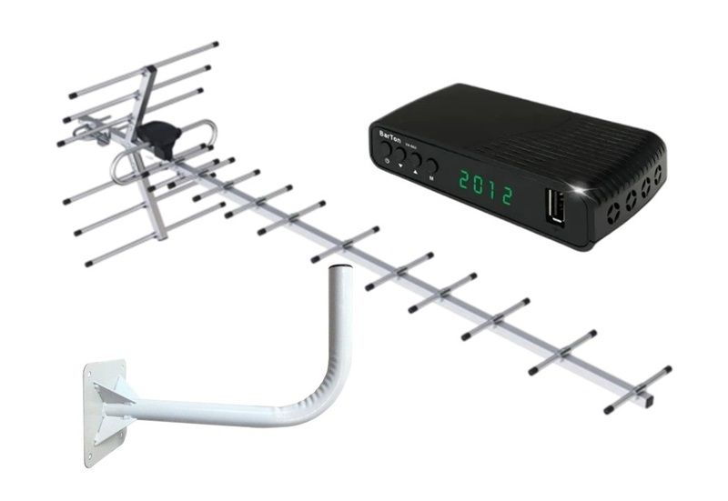 Комплект цифрового телевидения на 1 ТВ Cadena 1221 AF / Barton TH-563