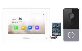 Комплект видеодомофона для квартиры с wi-fi VDP-H3212W / ATH-IN-D11F-R / МСК СЛИМ