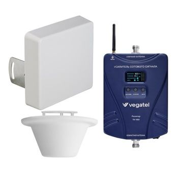 Комплект усиления сотовой связи Vegatel до 100 м2 TN-900 / KP15-750/2900 / ANT-700/2700-FDI (4 dB)