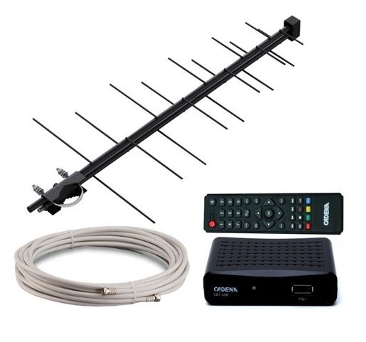 АКЦИЯ Комплект цифрового телевидения Локус Зенит-20F / CADENA CDT-100